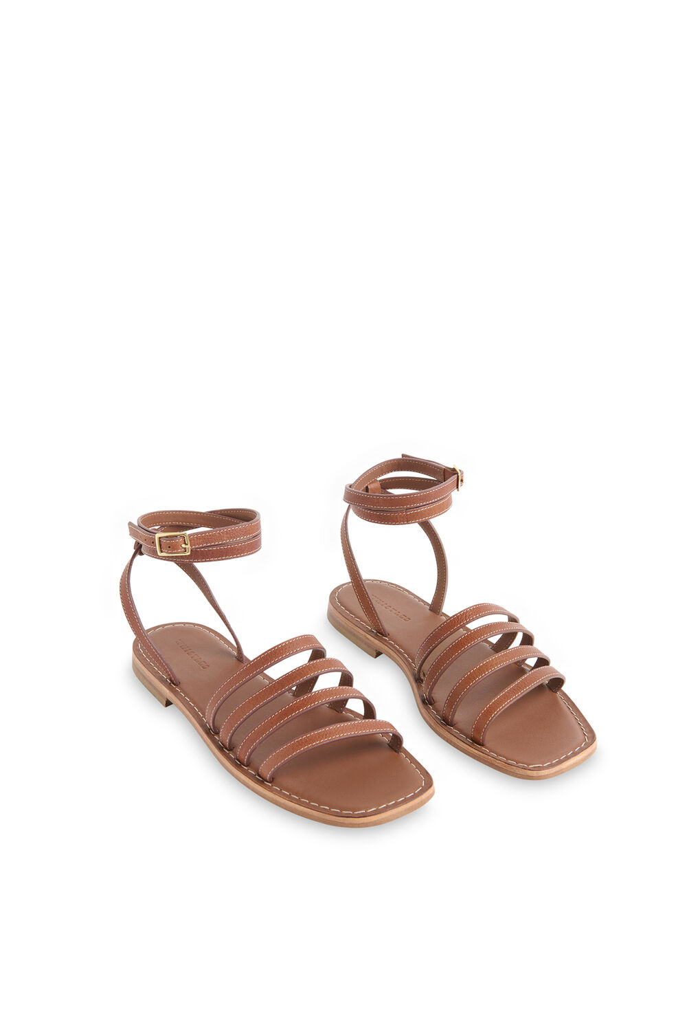 Tan Bruna Strappy Sandal