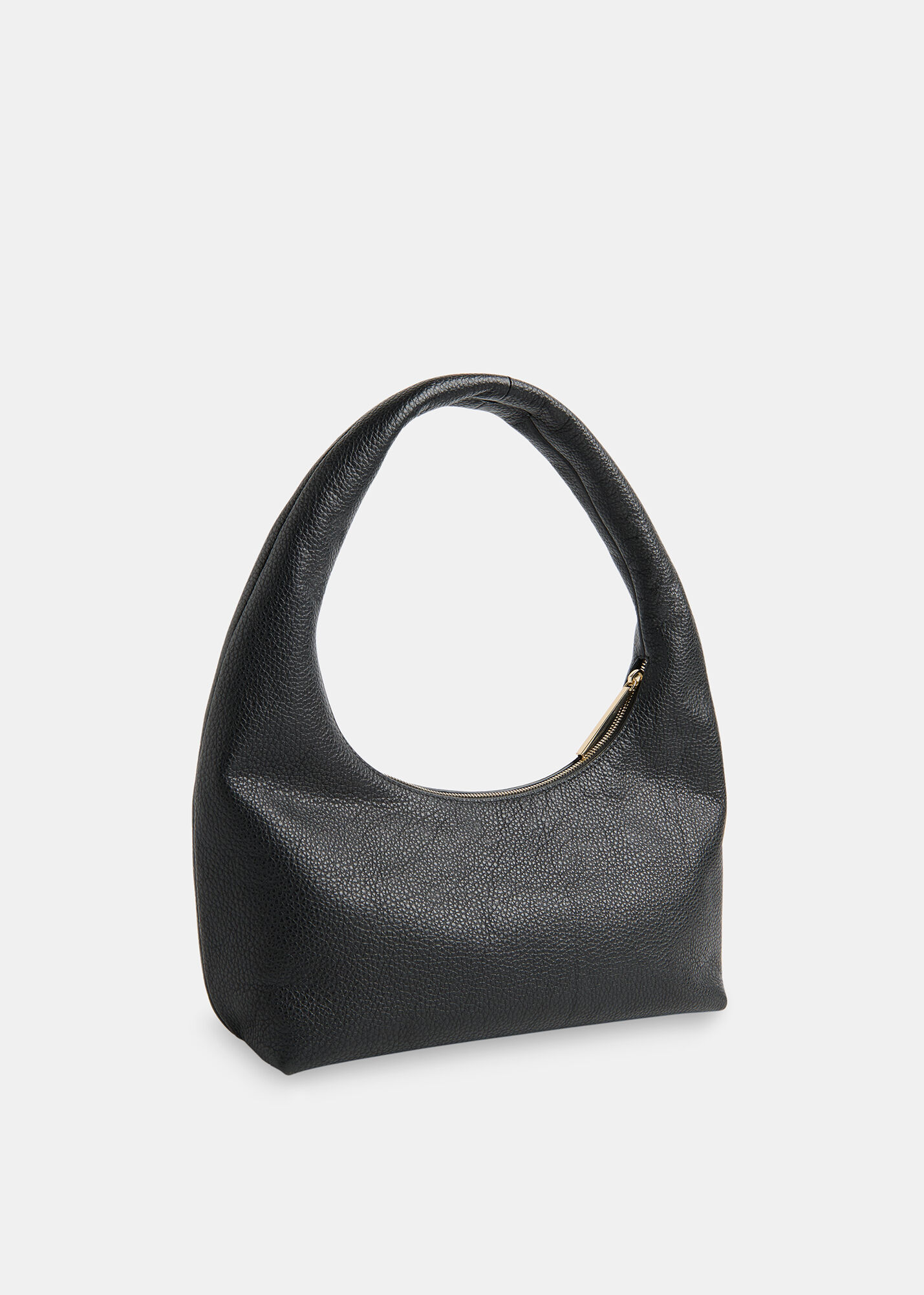 Black Ulla Zip Shoulder Bag | WHISTLES | Whistles US |
