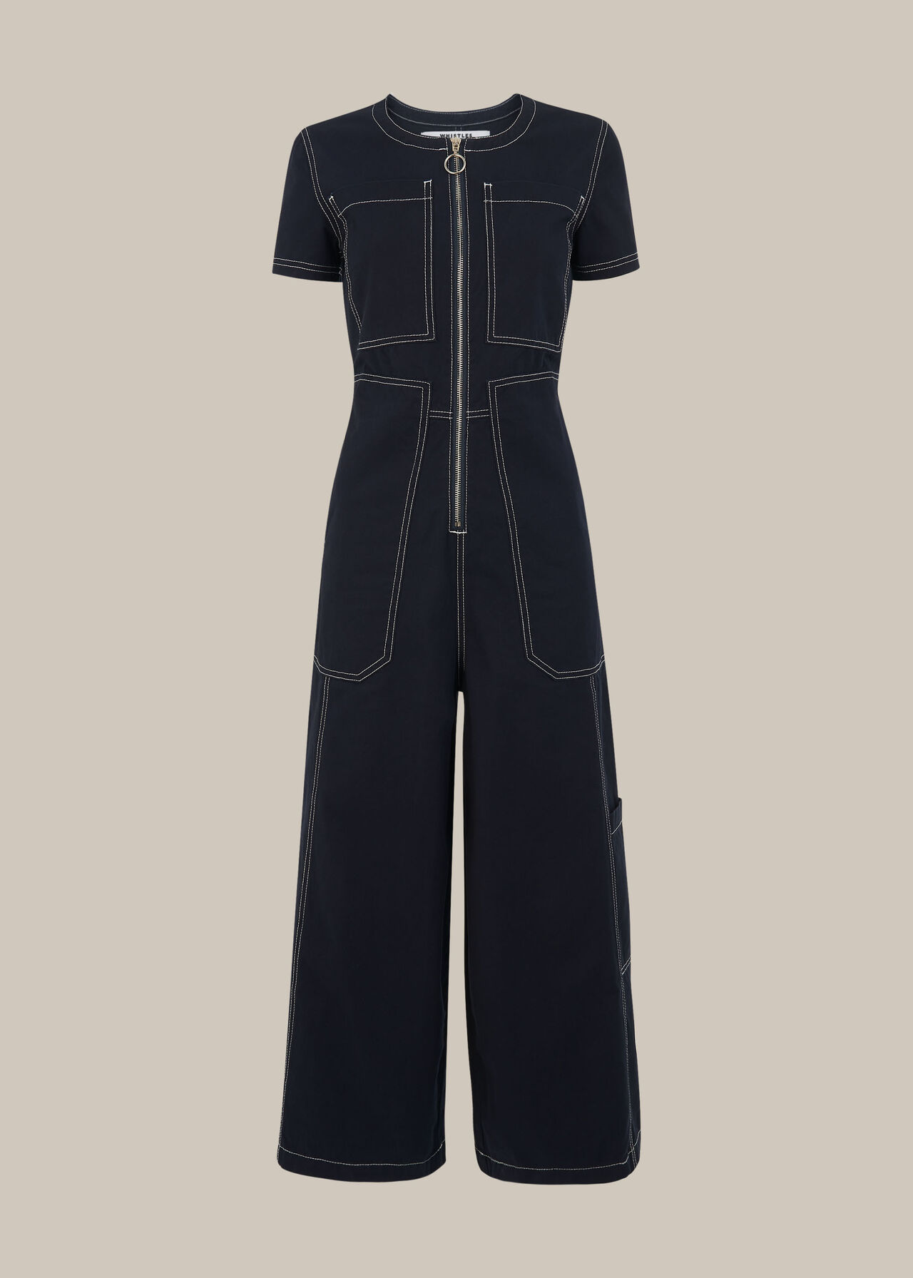 Navy LF Markey Felix Boilersuit | WHISTLES