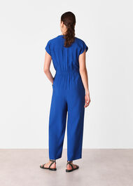 Sleeveless Drawstring Jumpsuit