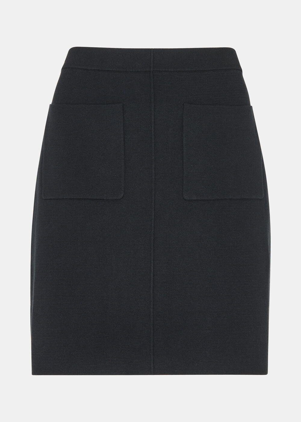 Patch Pocket Knitted Skirt