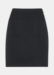Patch Pocket Knitted Skirt