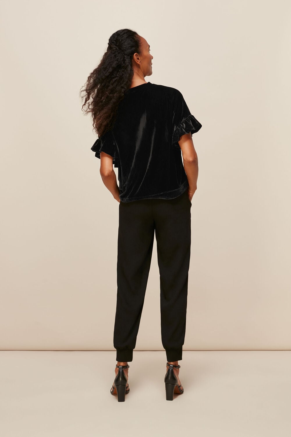 Velvet Frill T-Shirt