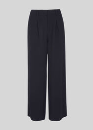 Wide Leg Pocket Trouser Navy