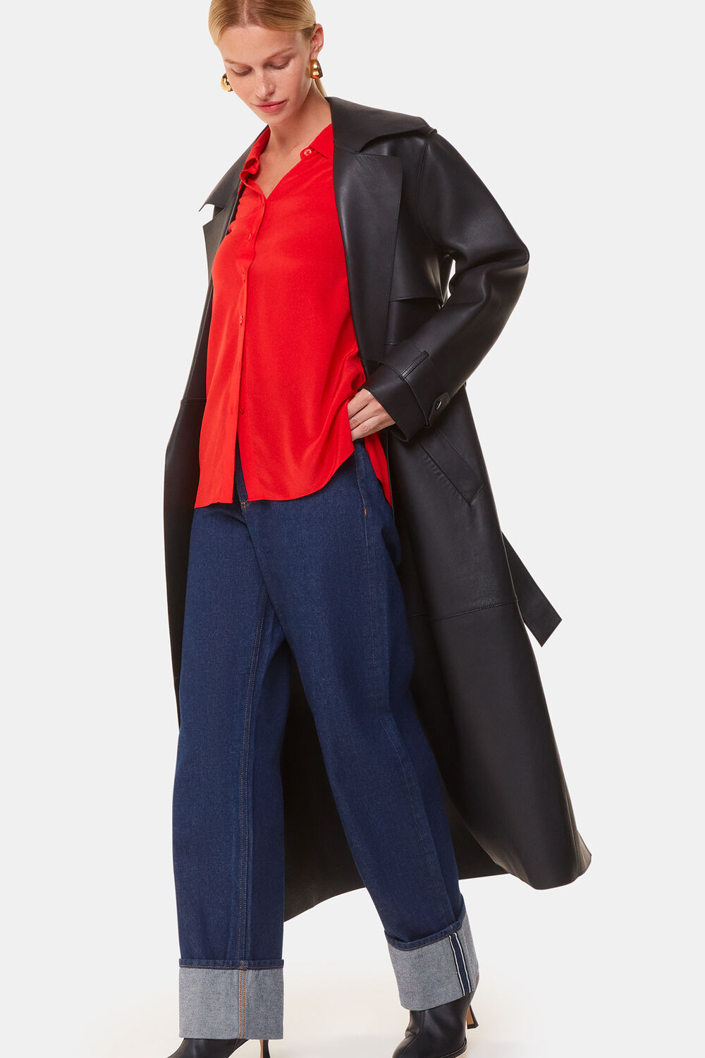 Red Ultimate Silk Shirt