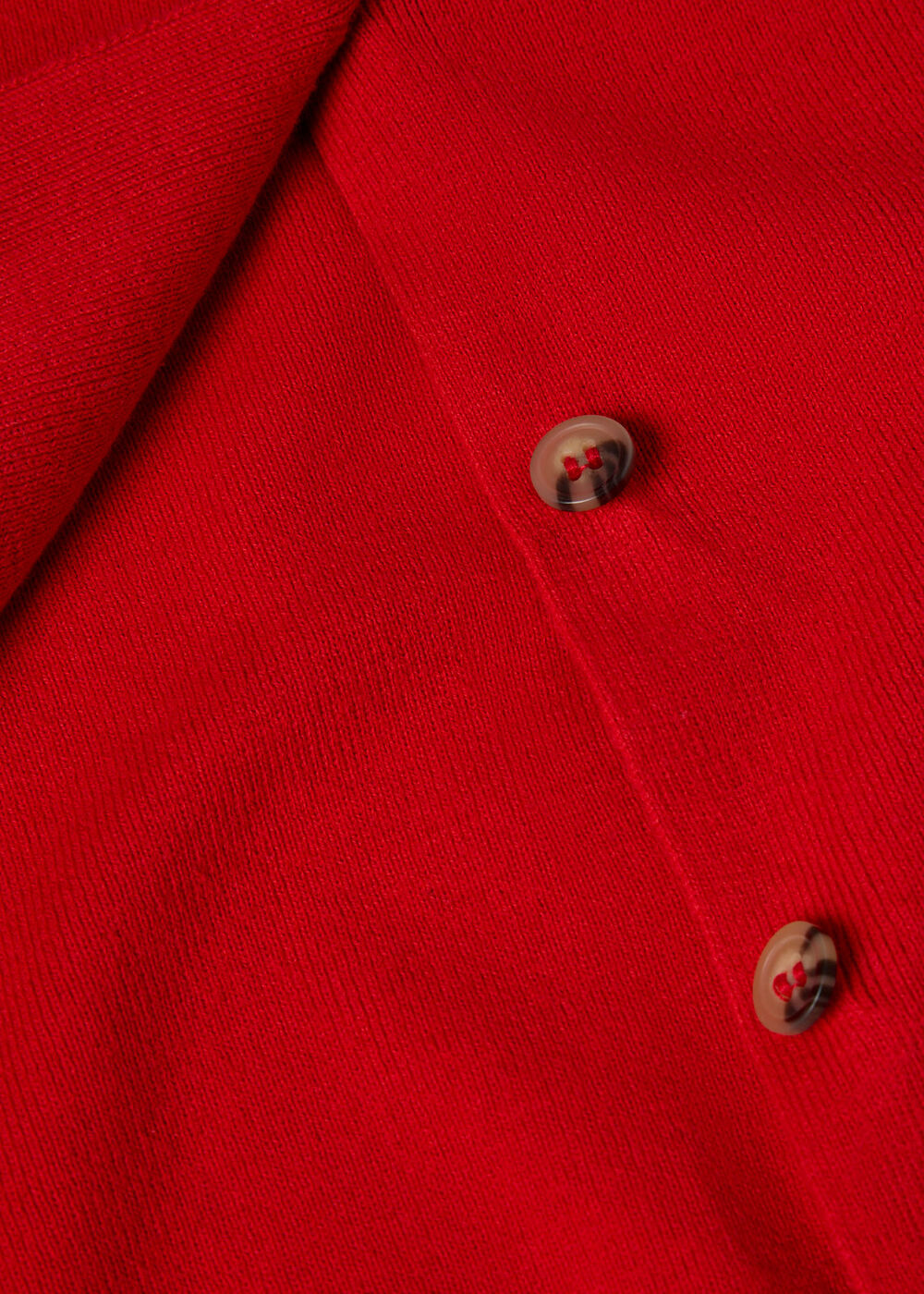 V Neck Button Front Knit Tank