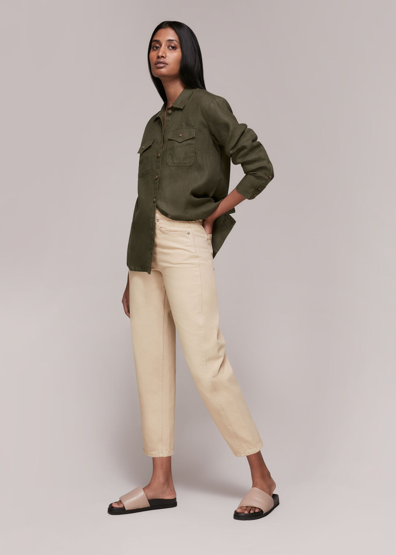 Authentic Barrel Leg Jean