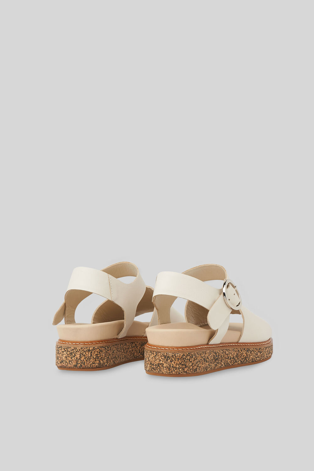 Kali Two Part Sandal White