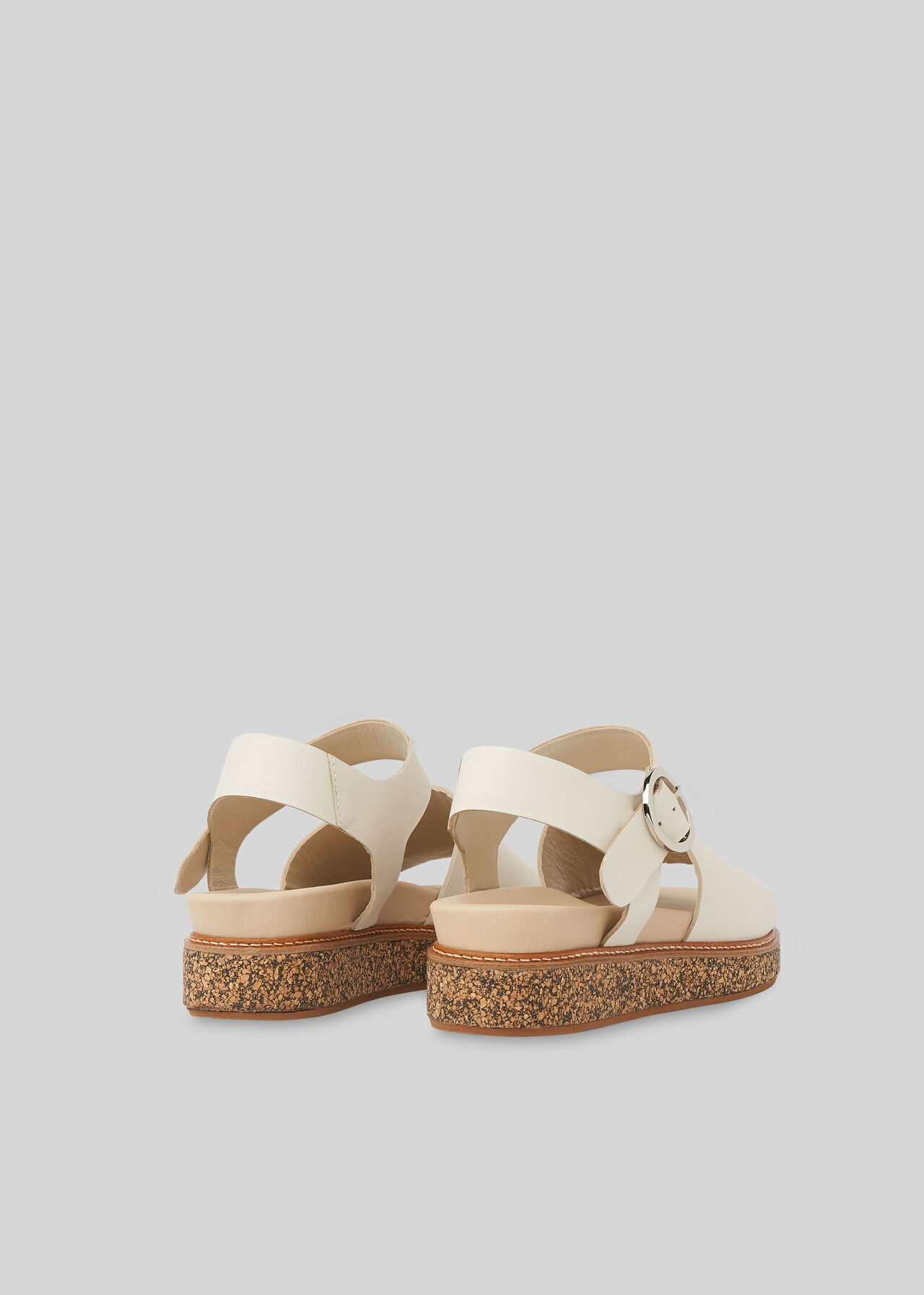 Kali Two Part Sandal White