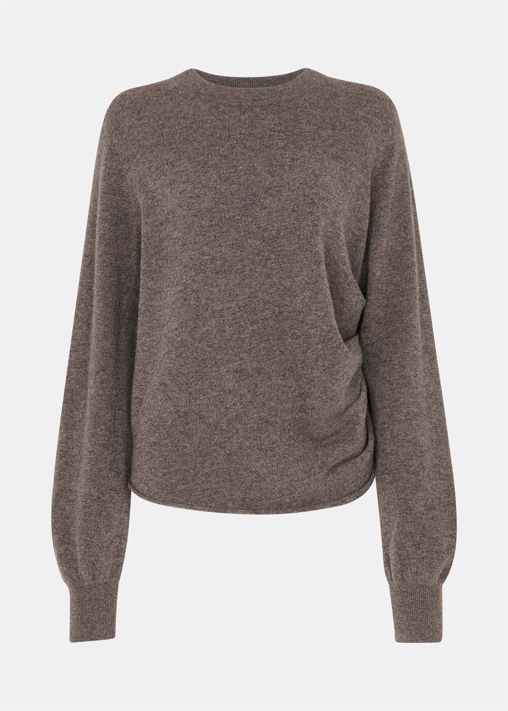 Side Ruched Detail Knit