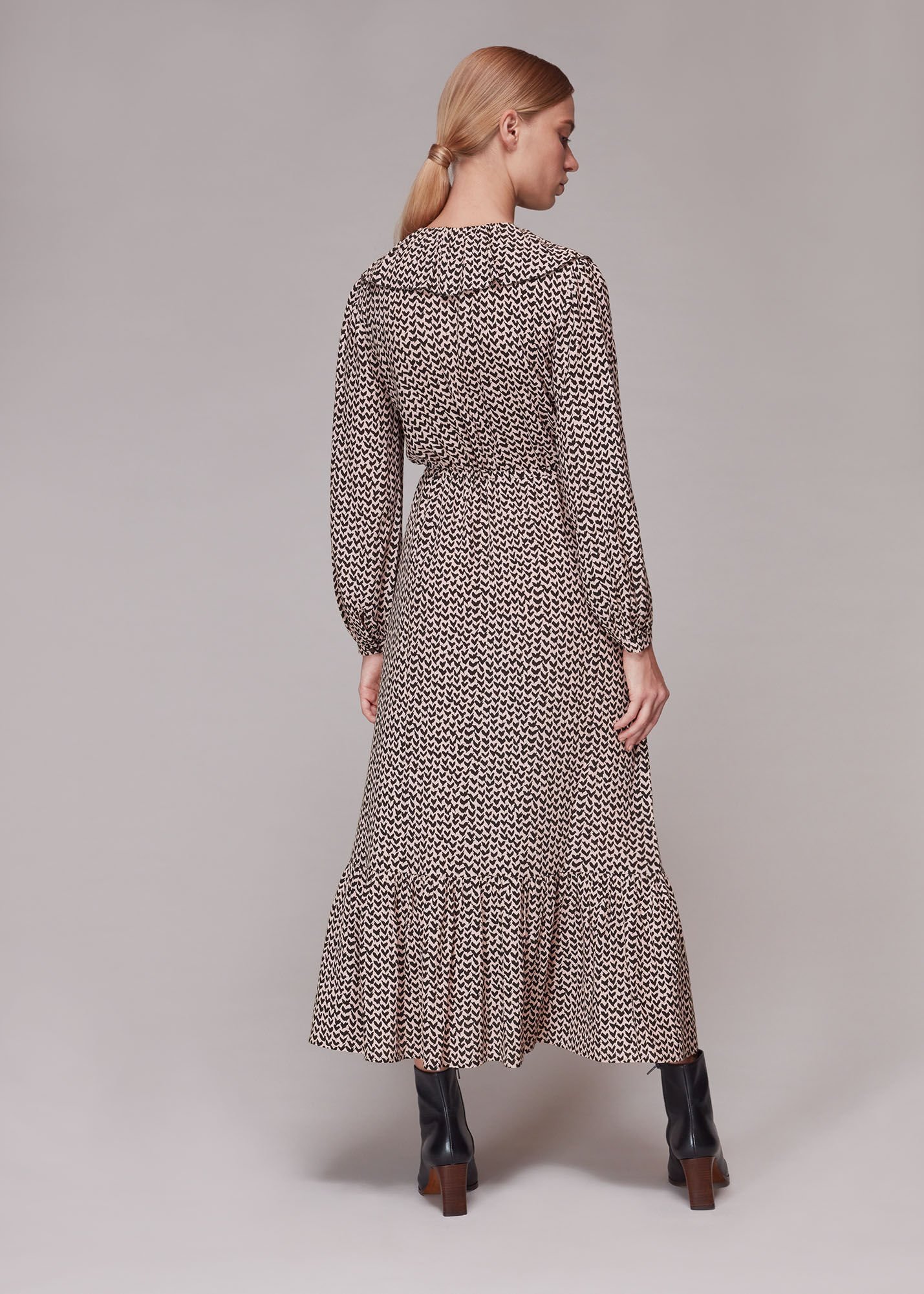 Whistles heart new arrivals print dress