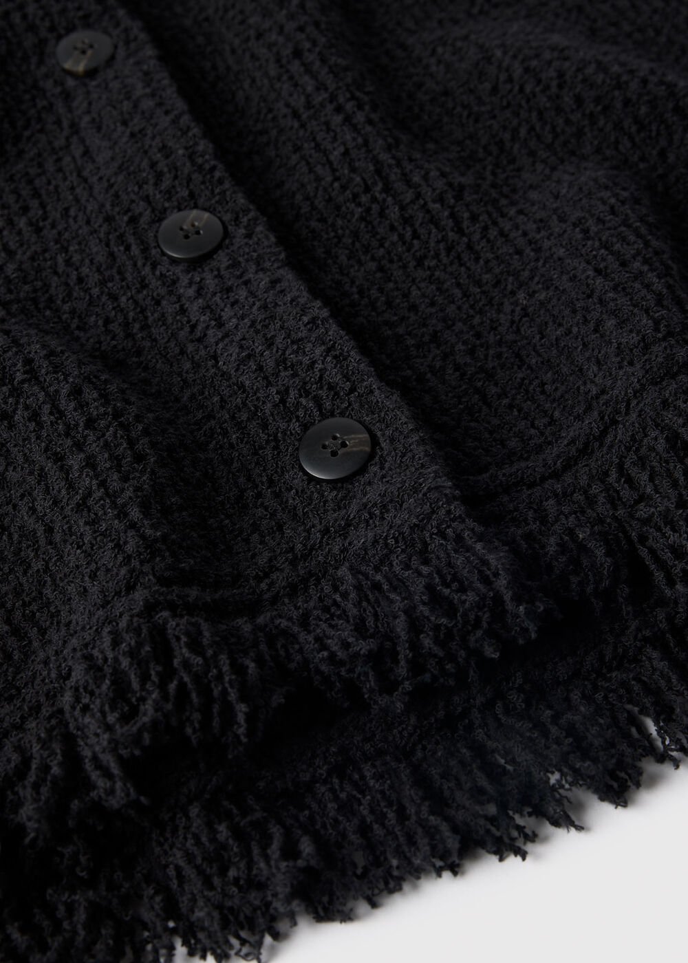 Cotton Boucle Fringe Tank