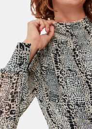 Optical Snake Meg Dress