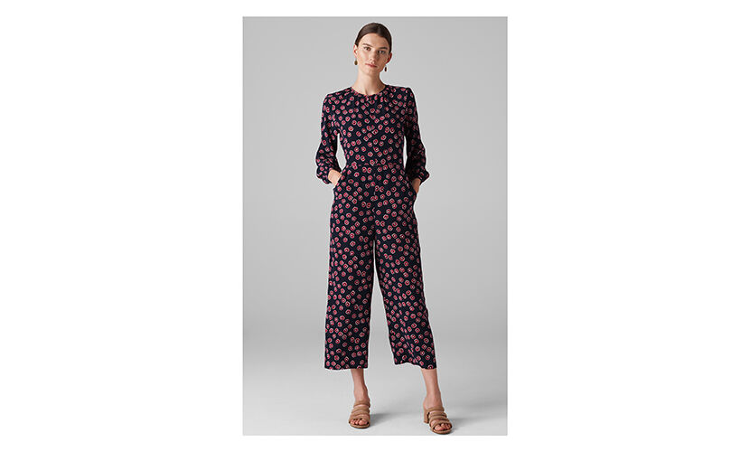 Whistles lenno print jumpsuit best sale