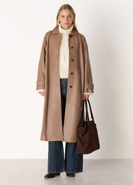 Leather Car Coat