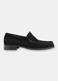 Mora Suede Square Toe Loafer