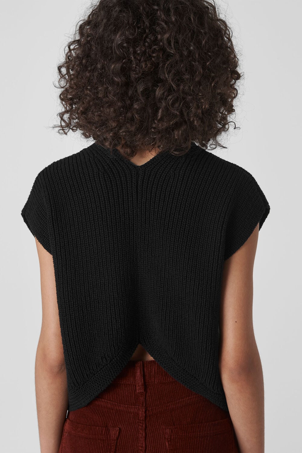Pomona Rib Sweater Black