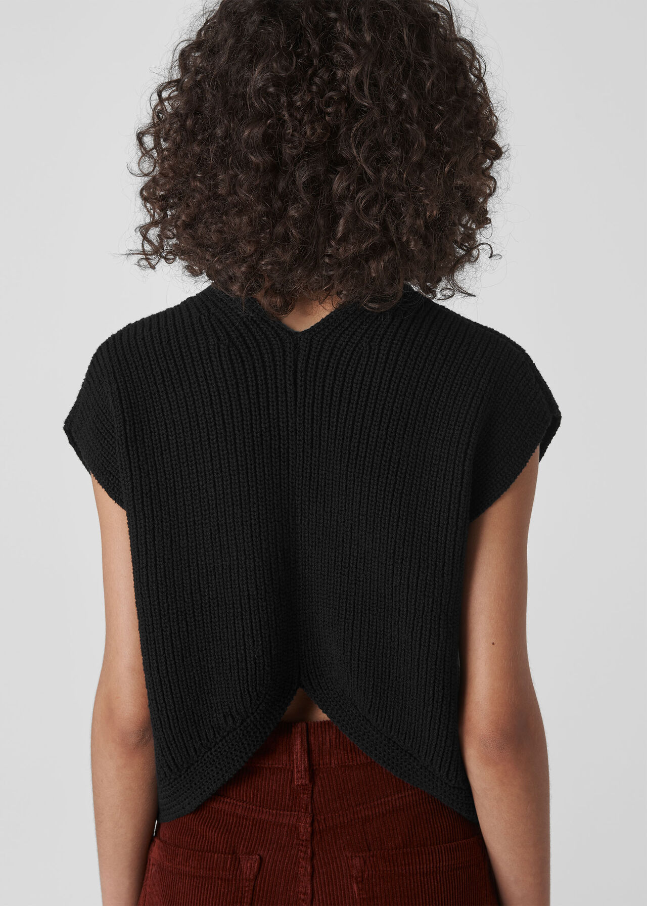 Pomona Rib Sweater Black