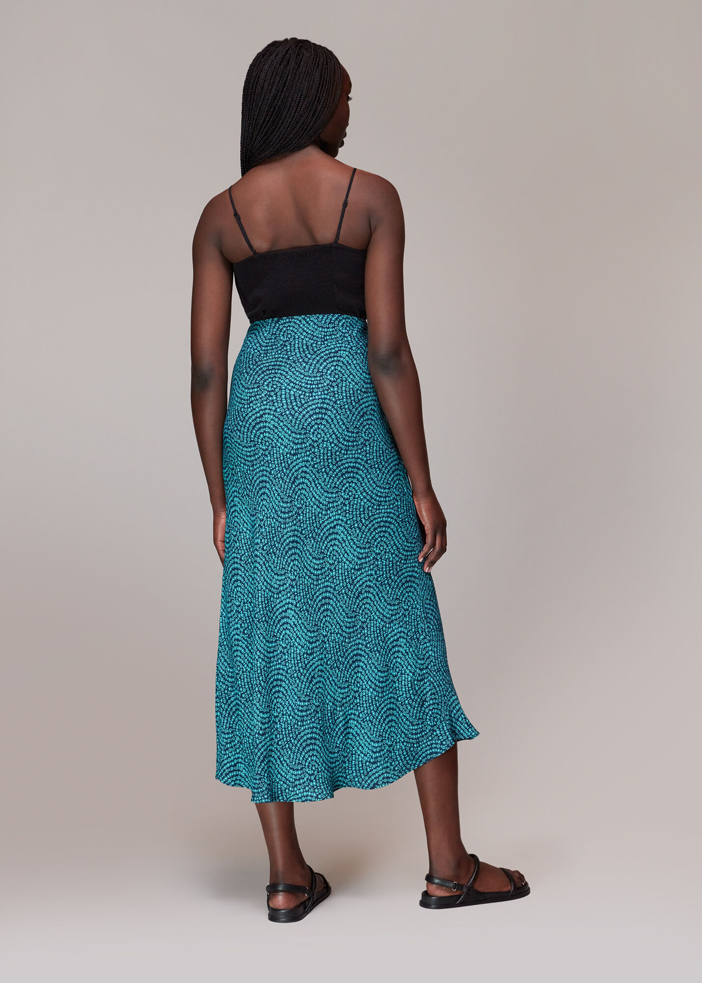 Warehouse daisy bias hot sale cut skirt