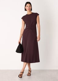Gathered Midi Dress