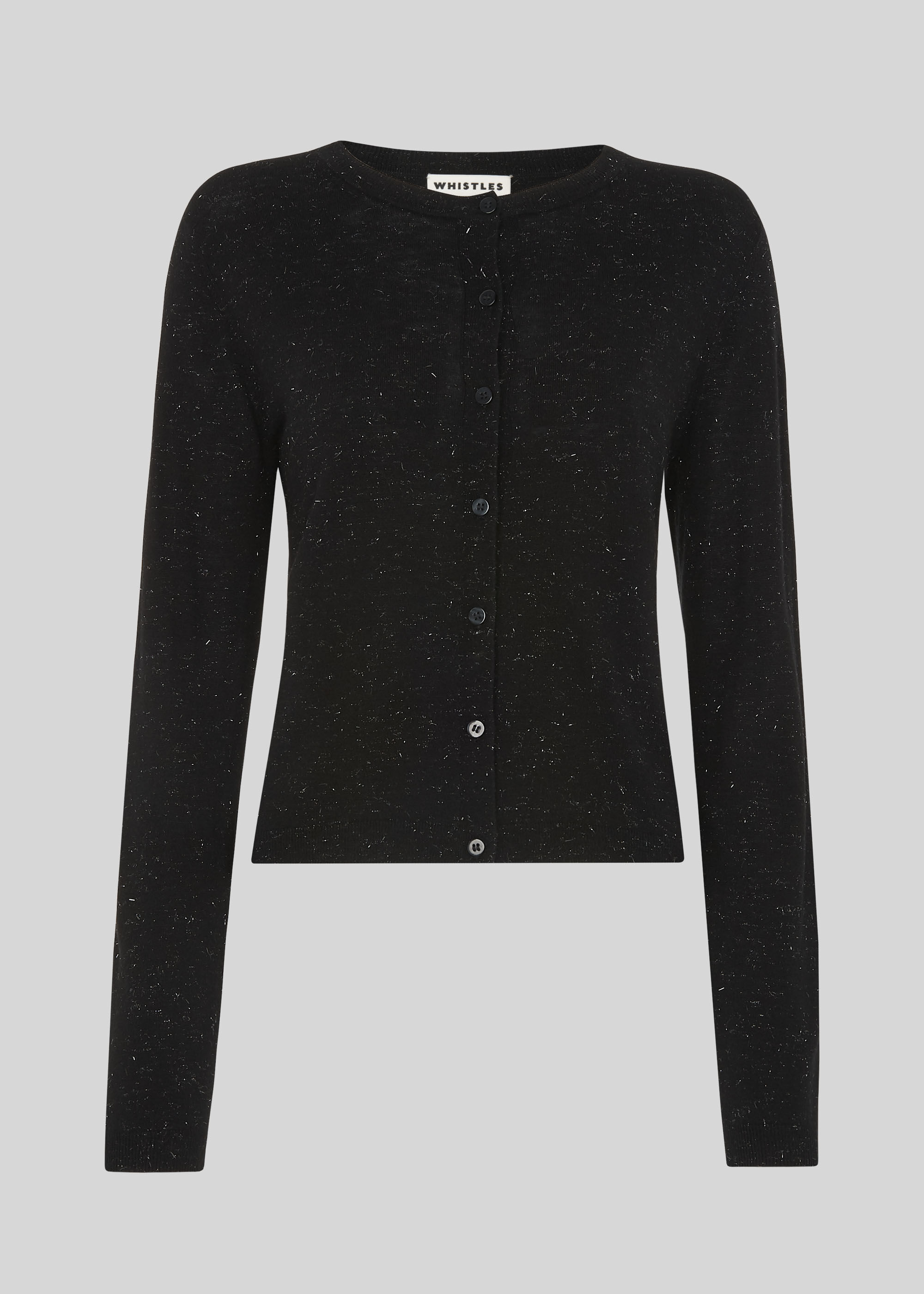 Black shimmer cardigan online