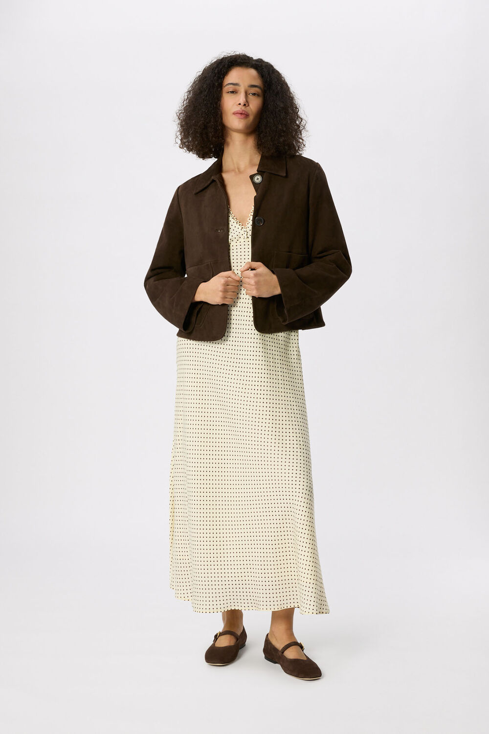 Yellow Mini Spot Sleeveless Dress