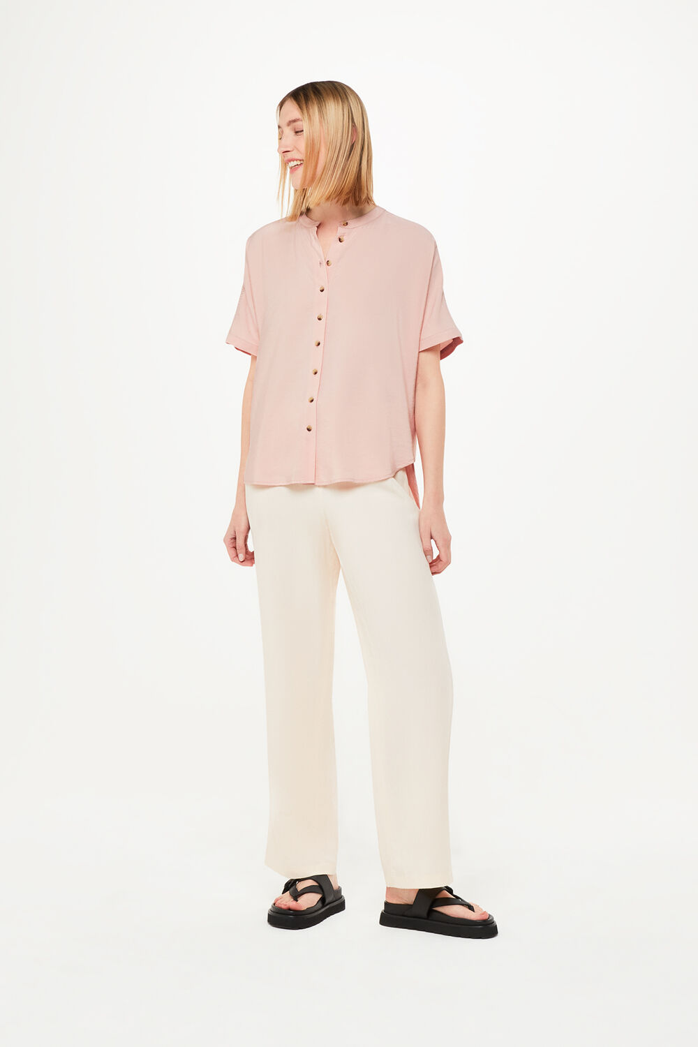 Maisie Shirred Sleeve Blouse