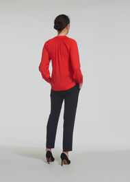 Catalina V-Neck Top Red