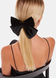 Velvet Bow Hair Clip