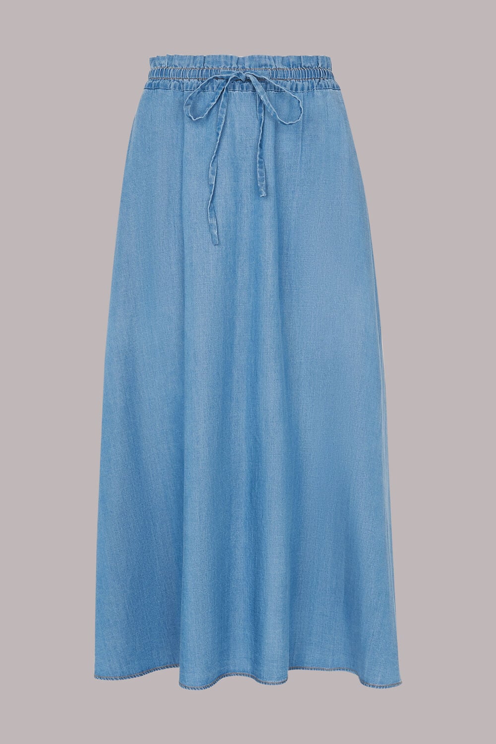 Denim Chambray Skirt