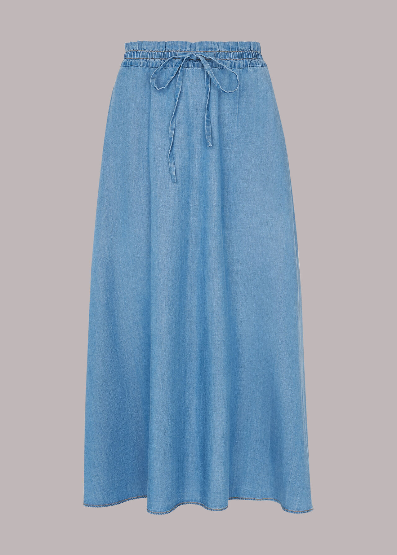 Denim Chambray Skirt
