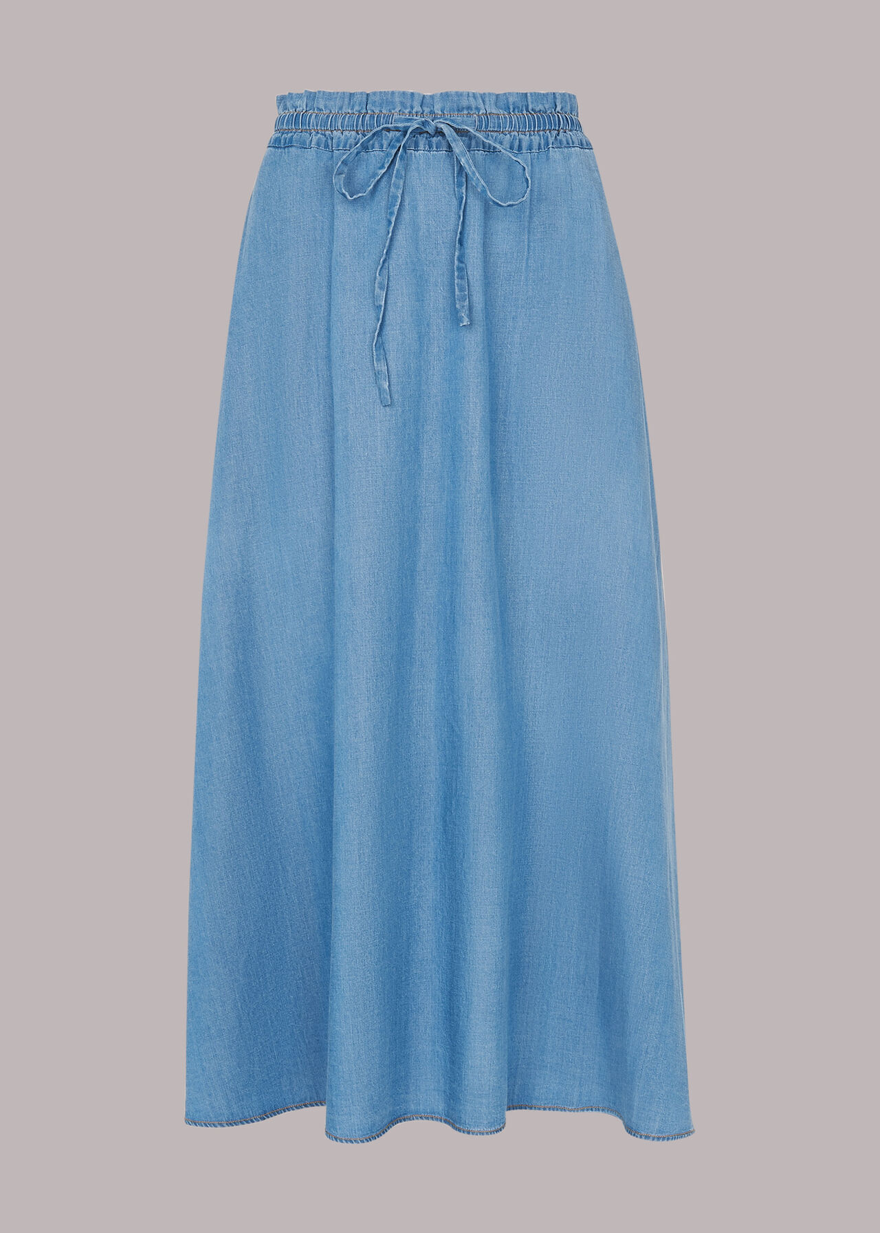 Denim Chambray Skirt