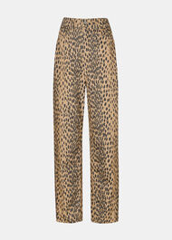 Animal Spot Barrel Leg Jean