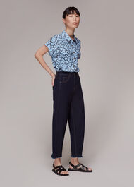 Giraffe Print Pocket Shirt