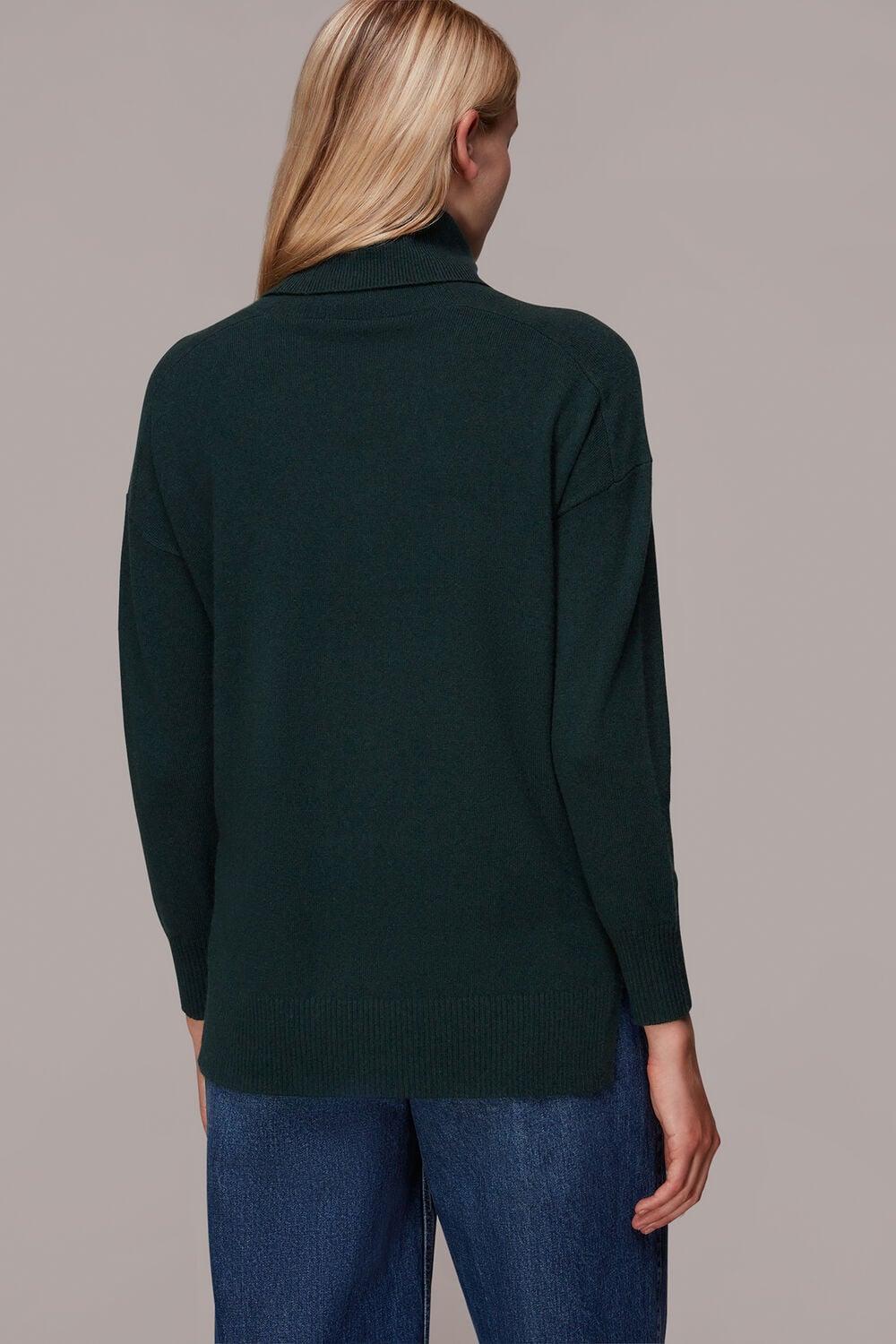 Cashmere Roll Neck Knit