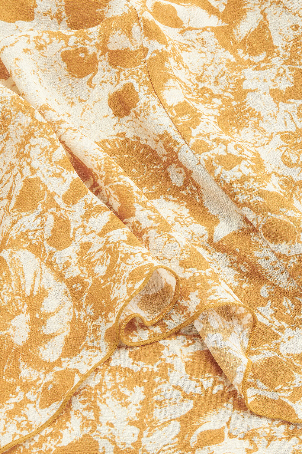 Yellow Seashore Print Cami Top
