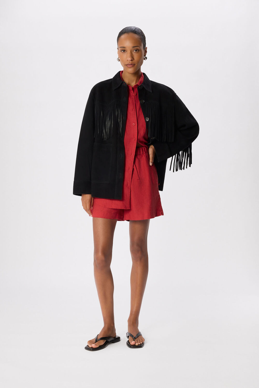 Red Ultimate Linen Shirt