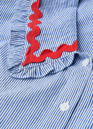 Ric Rac Detail Collar Top