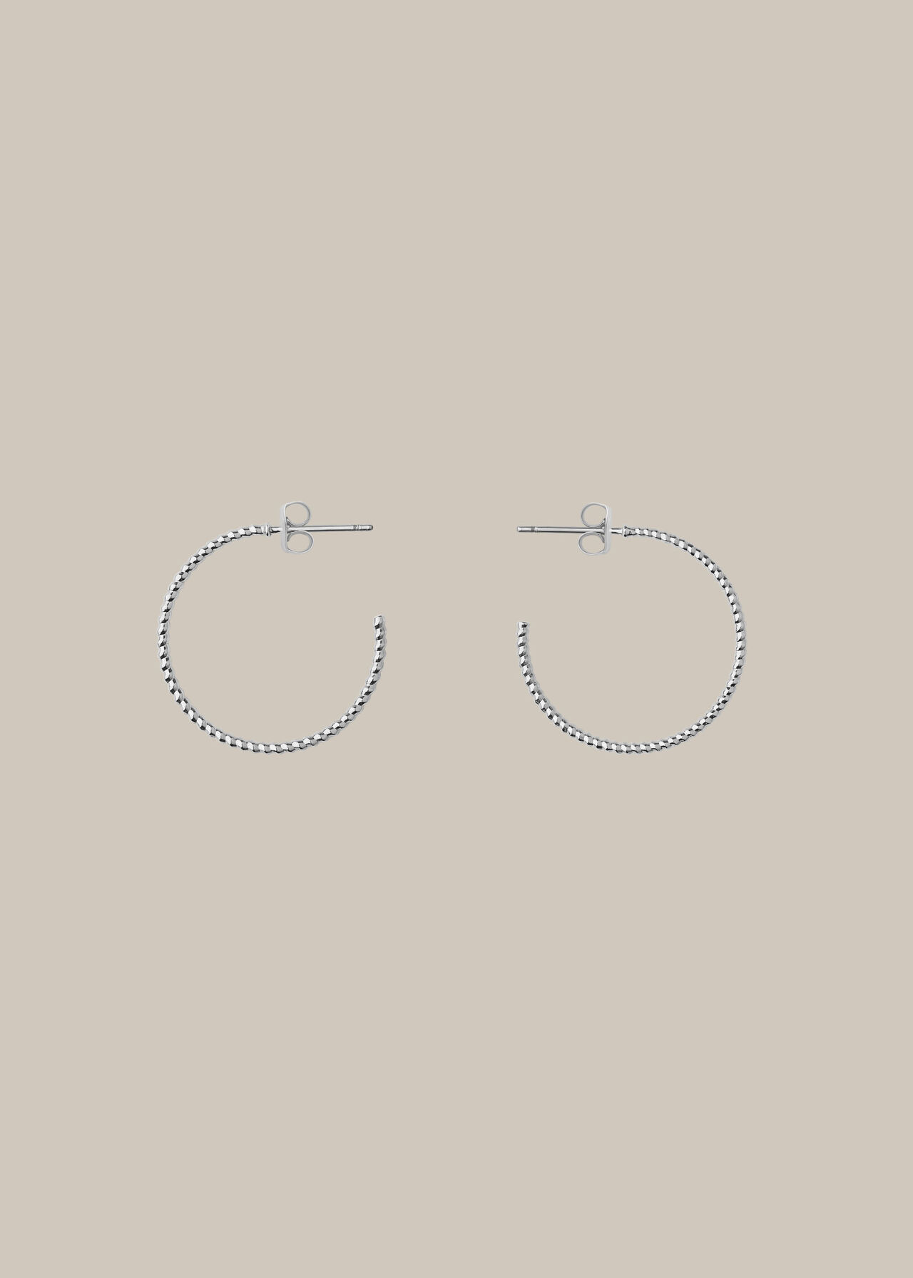 Engraved Hoop Earring