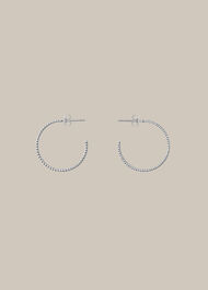 Engraved Hoop Earring