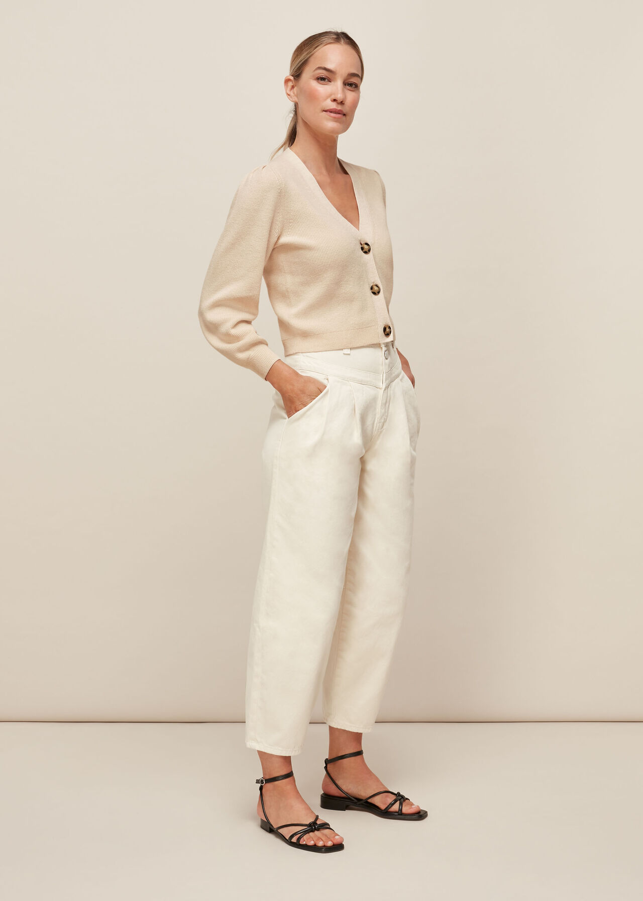Puff Sleeve Cardigan