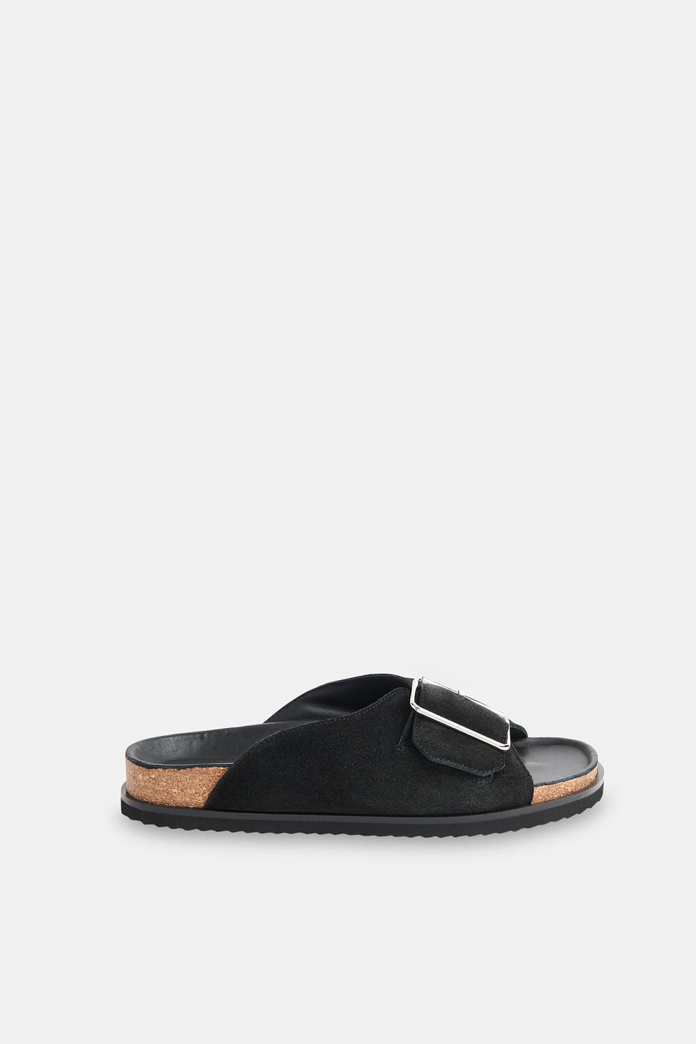Black Ellery Buckle Slide