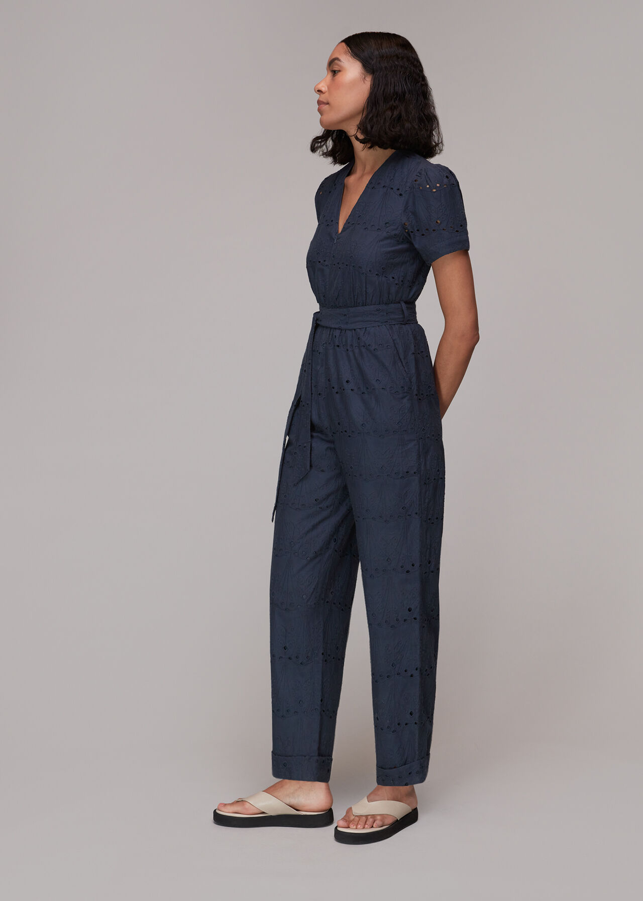 Zoe Broderie Jumpsuit