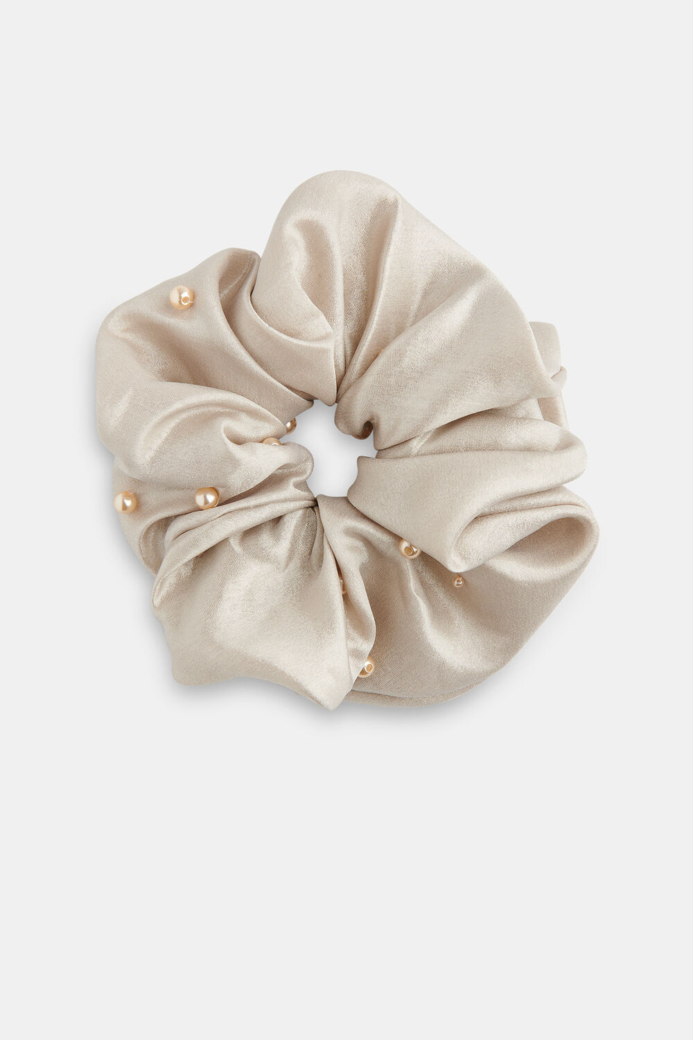 Large Beaded Scrunchie