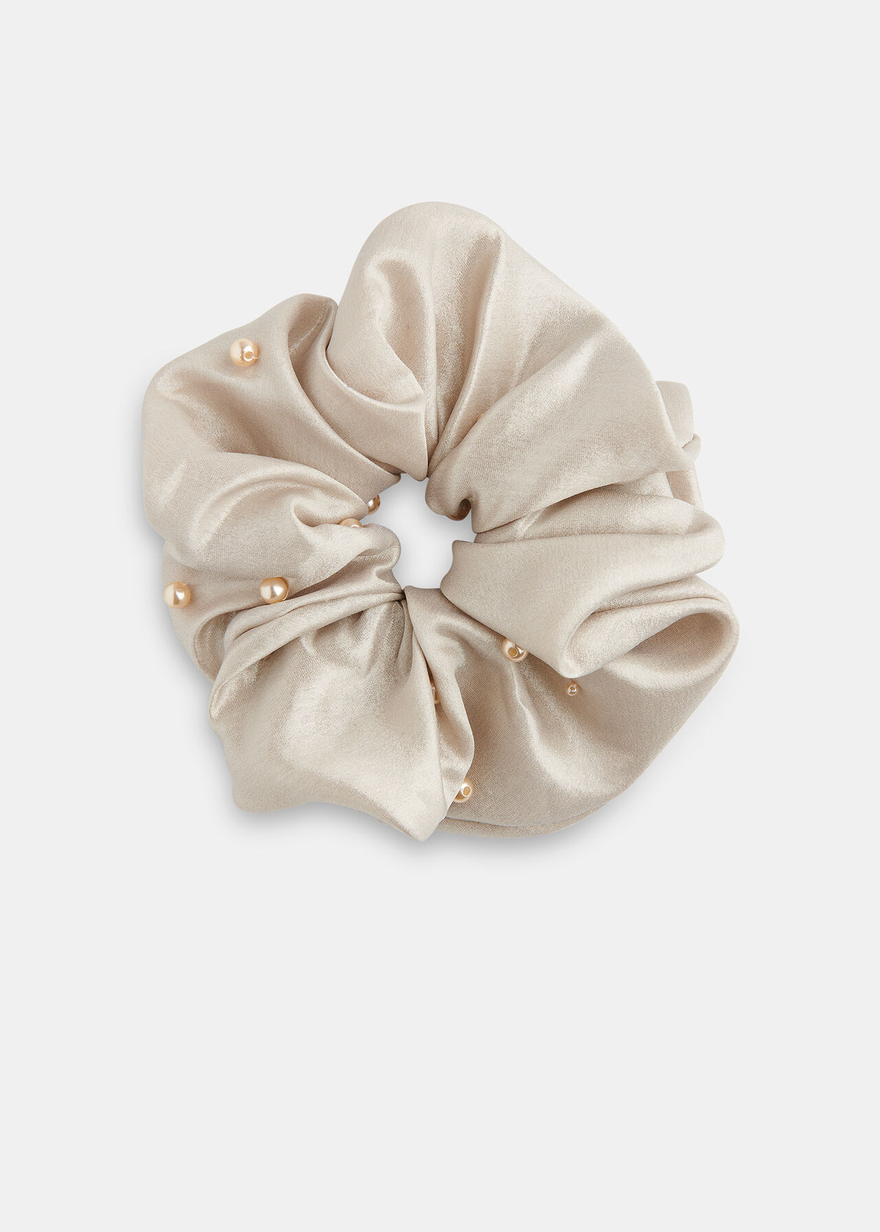 Large Beaded Scrunchie