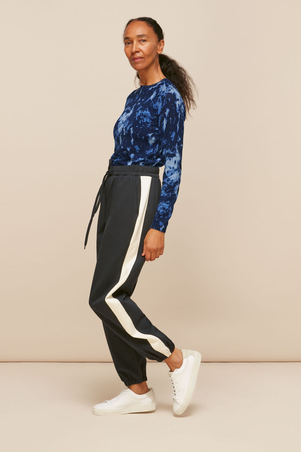 Tie Dye Printed Crew Neck