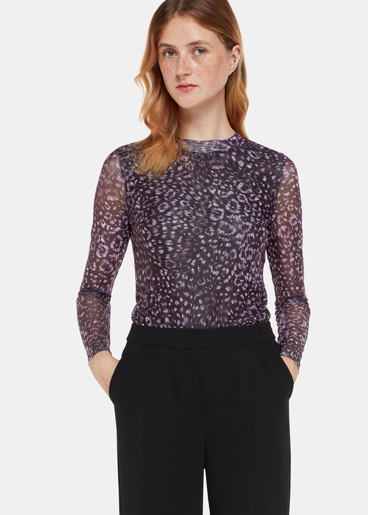 Feather like ensemble tops (eme10442)