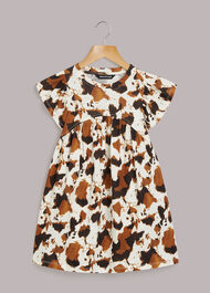 Cow Print Piper Jersey Dress