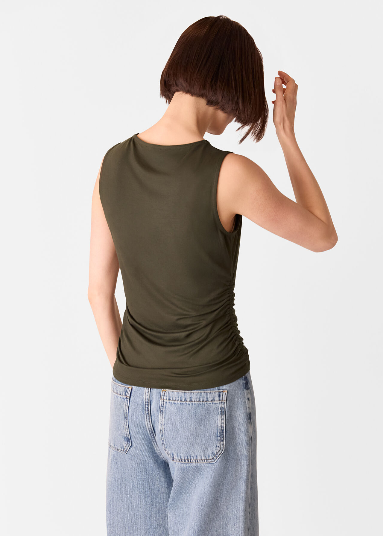 Gathered Side Detail Top
