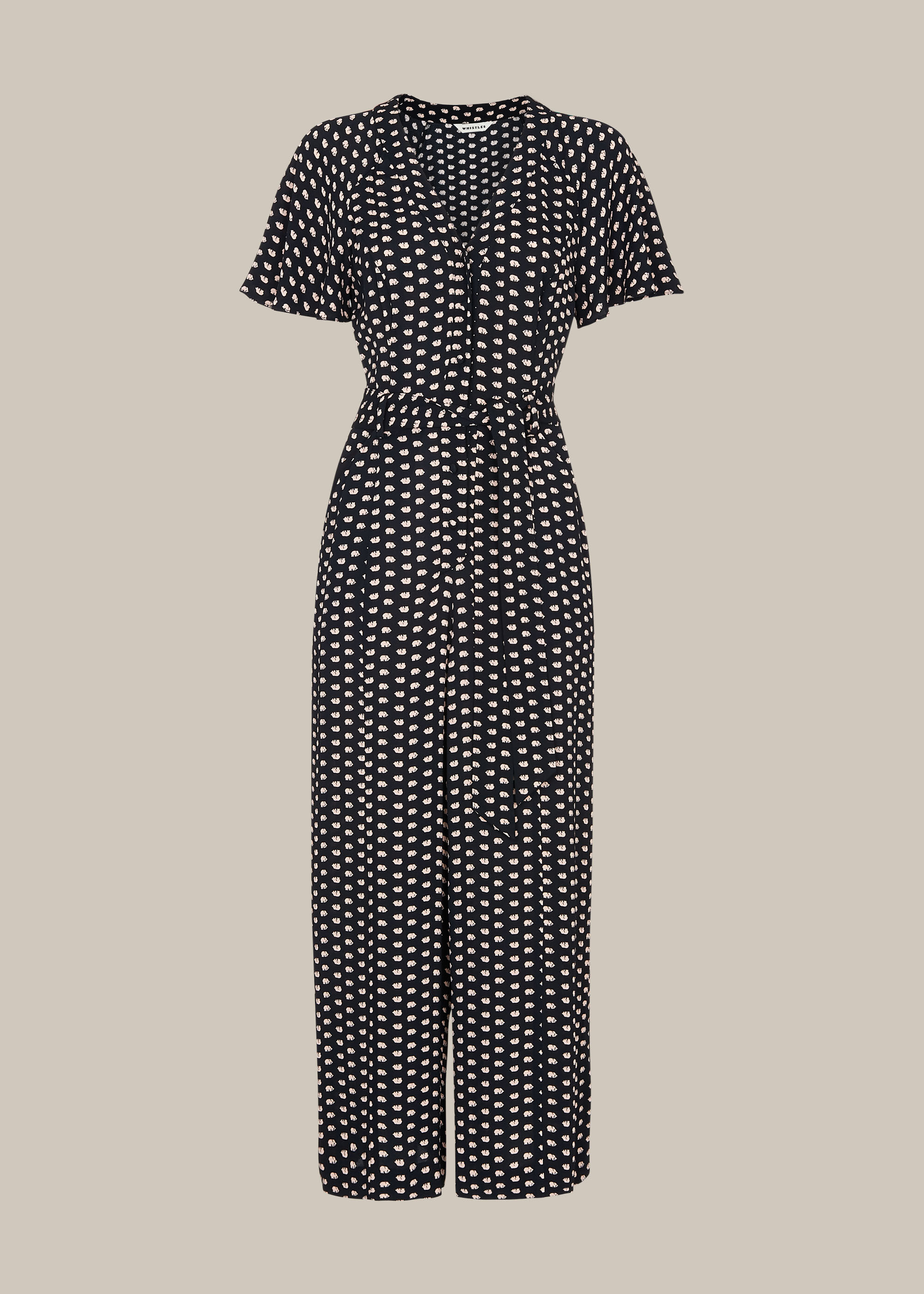 Elephant sales print jumpsuit
